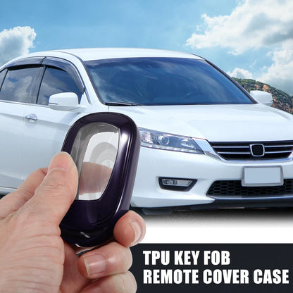 TPU Key Fob Remote Cover Case for Honda Accord Civic (2022) Purple