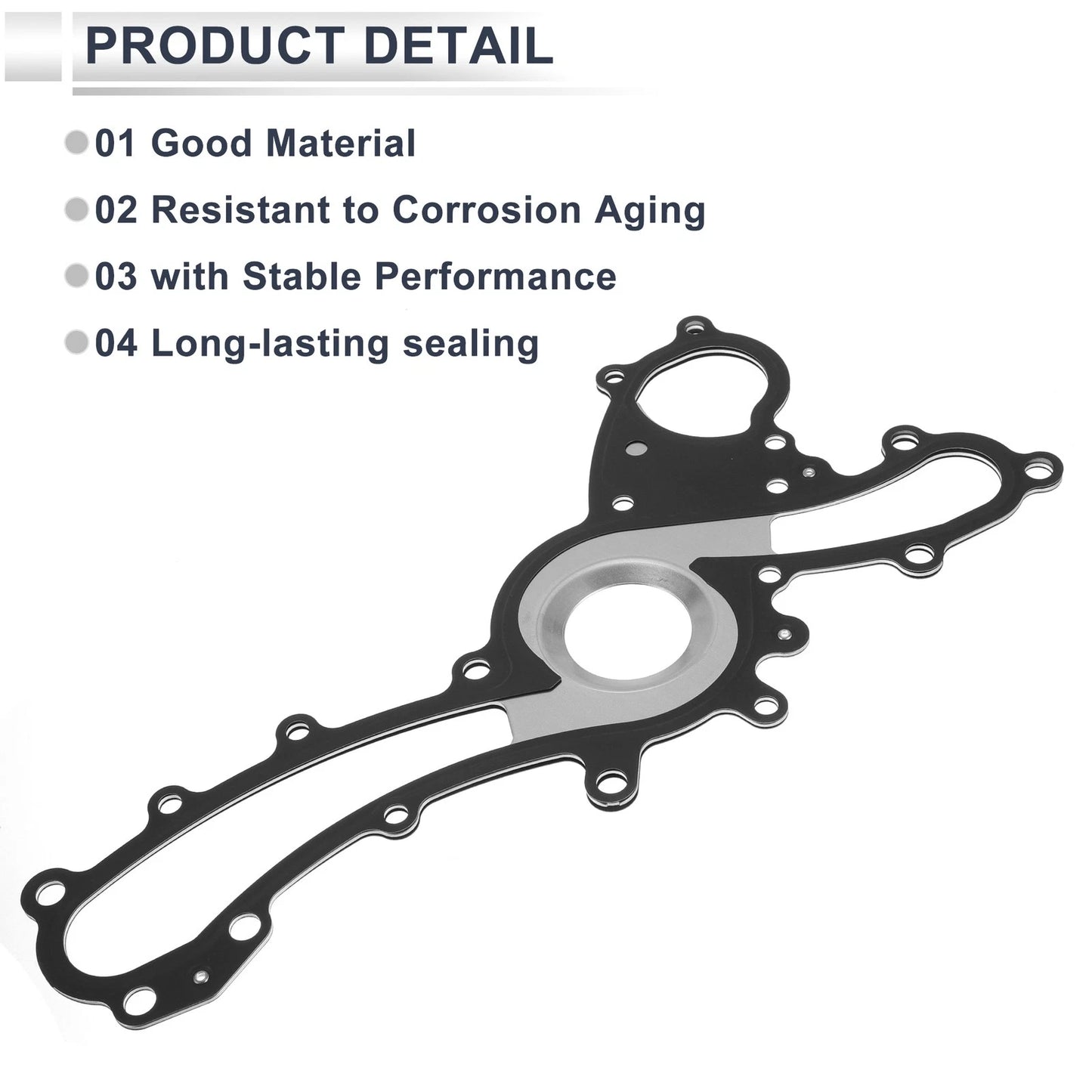 Water Pump Gasket for Toyota Camry (2007-2017) Rubber 1Pc