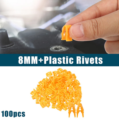 100 x Center Console Dash Panel Clip Trim Retainer for Ford