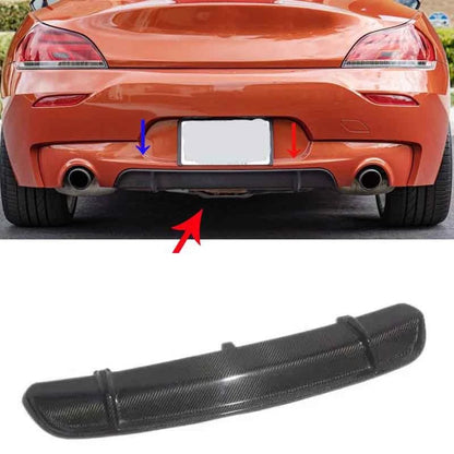 Real Carbon Fiber Rear Bumper Diffuser Cover for BMW Z4 E89 2009-2015 Gloss