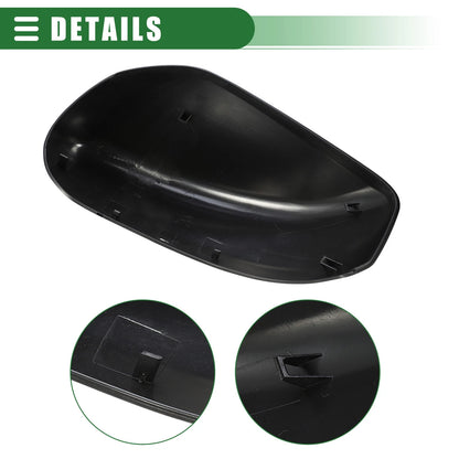 Gloss Black Left Right Rearview Mirror Covers for Nissan Altima (2013-2018)