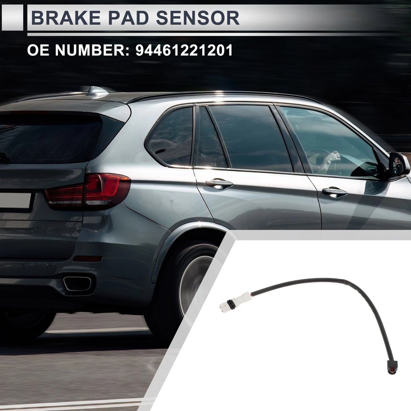 1 x Rear Brake Pad Wear Sensor for Porsche 944 (1987 - 1989)