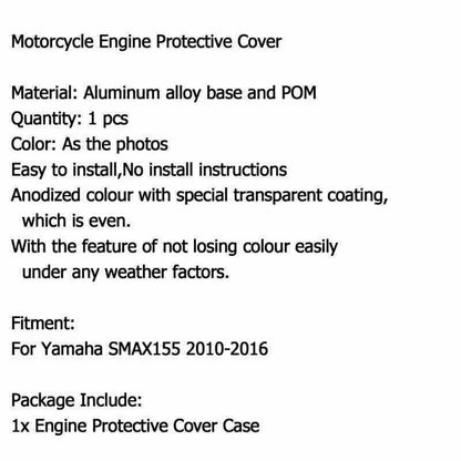 Engine Protective Cover Frame Slider for Yamaha SMAX155 (2010-2016) Gold F2