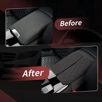 Center Console Cover for BMW X5 G05 2019-2025 Black Napapi PVC