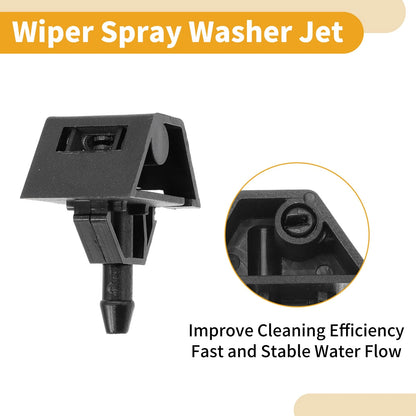 Windshield Washer Nozzle Kit for Nissan Qashqai (2007-2013)