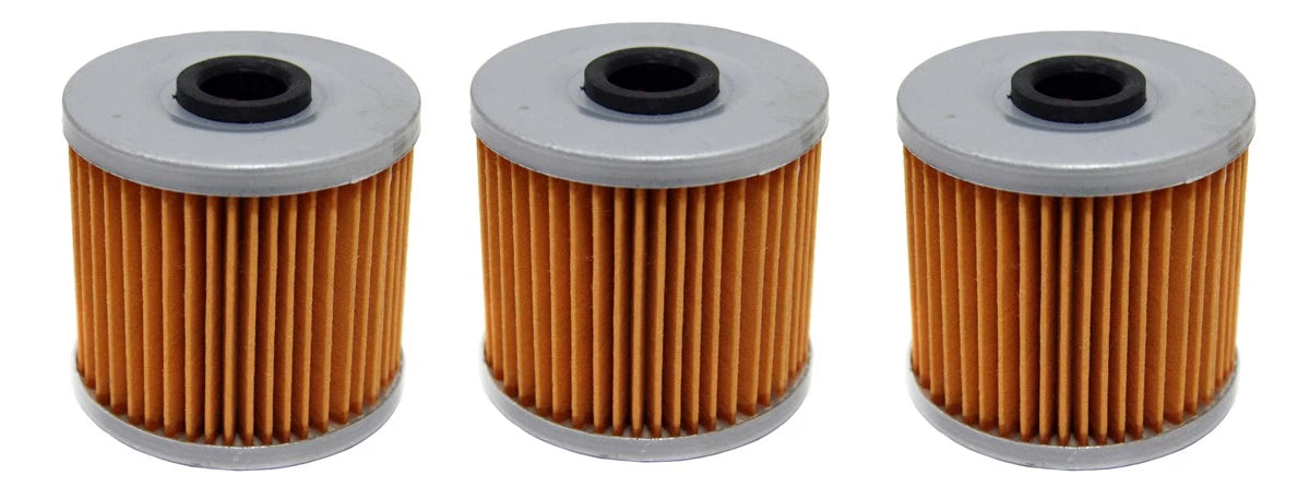 3 x Oil Filters for Kawasaki Bayou 220, 250 & 300, Lakota 300 & Mojave 250