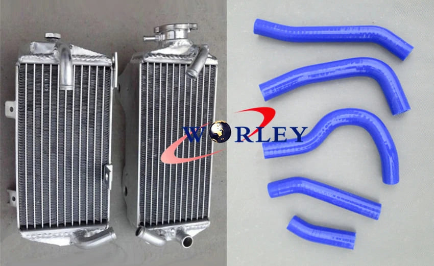 Aluminum Radiator + Silicone Hose for CRF250R 2014-2016