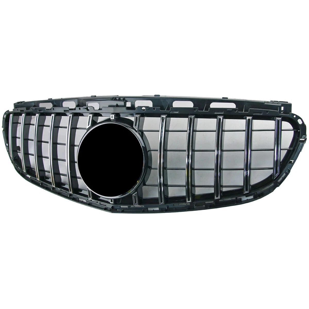 Chrome GT Grille for Mercedes Benz W212 E-Class E180 E200 E300 (2013-2016)