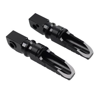 Black Rear Passenger Footrest Pegs for BMW G310GS G310R (2017-2024)