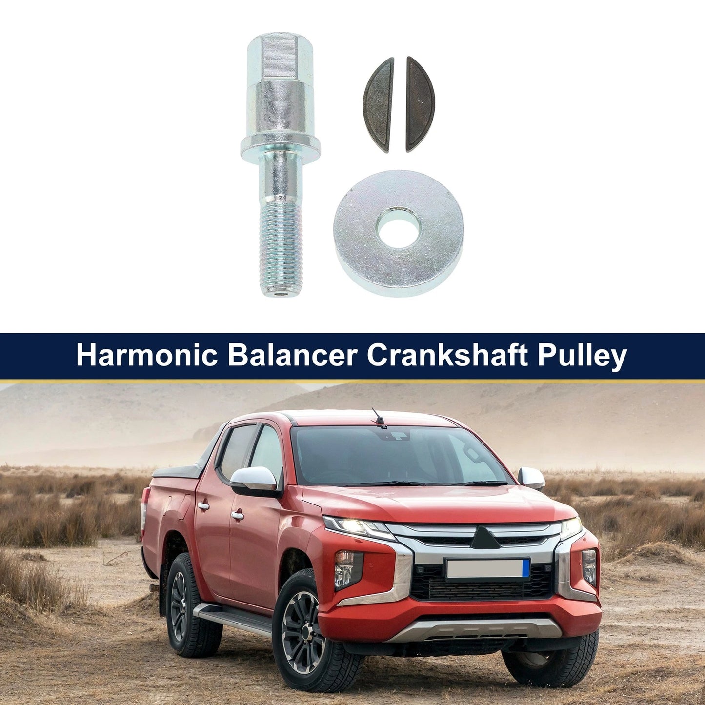 Harmonic Balancer Crankshaft Pulley for Mitsubishi L200 K74 (2006-2015)