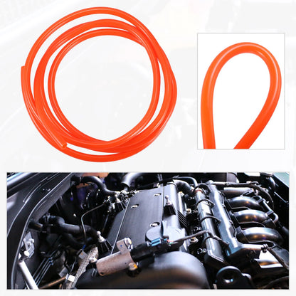 Vent Line Hose 0.31'' x 7ft Orange Red for Motorcycle Dirt Bike