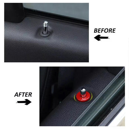 4P / Car Door Lock Pin Cover Trim for Dodge Durango (2011–2024)