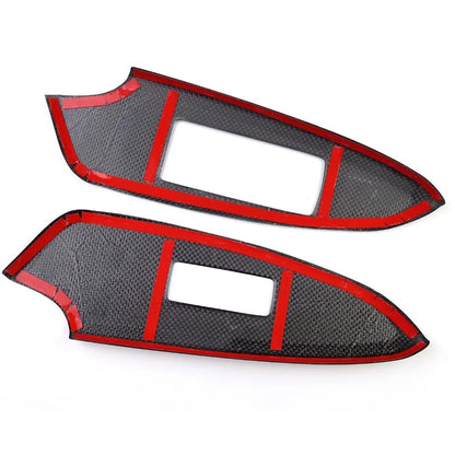 Carbon Fiber Window Lift Switch Panel Trims for Lexus RC350 RC F RC300 (2015-2021)