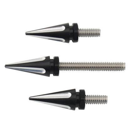 3 x Windshield Trim Screws for Harley Electra Glide 2014-2023 Black
