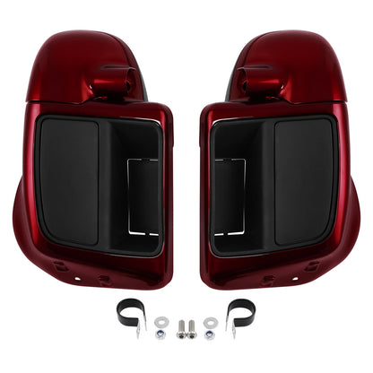 Lower Vented Fairings for Harley Street Road Glide (2014-2025) Velocity Red Sunglo