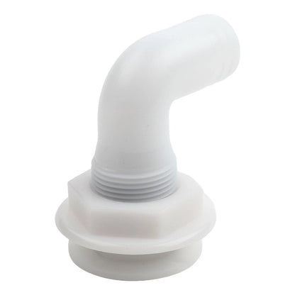 Marine 90° Bilge Pump Hose Elbow for Boats - Robust Nylon Drainage Solution