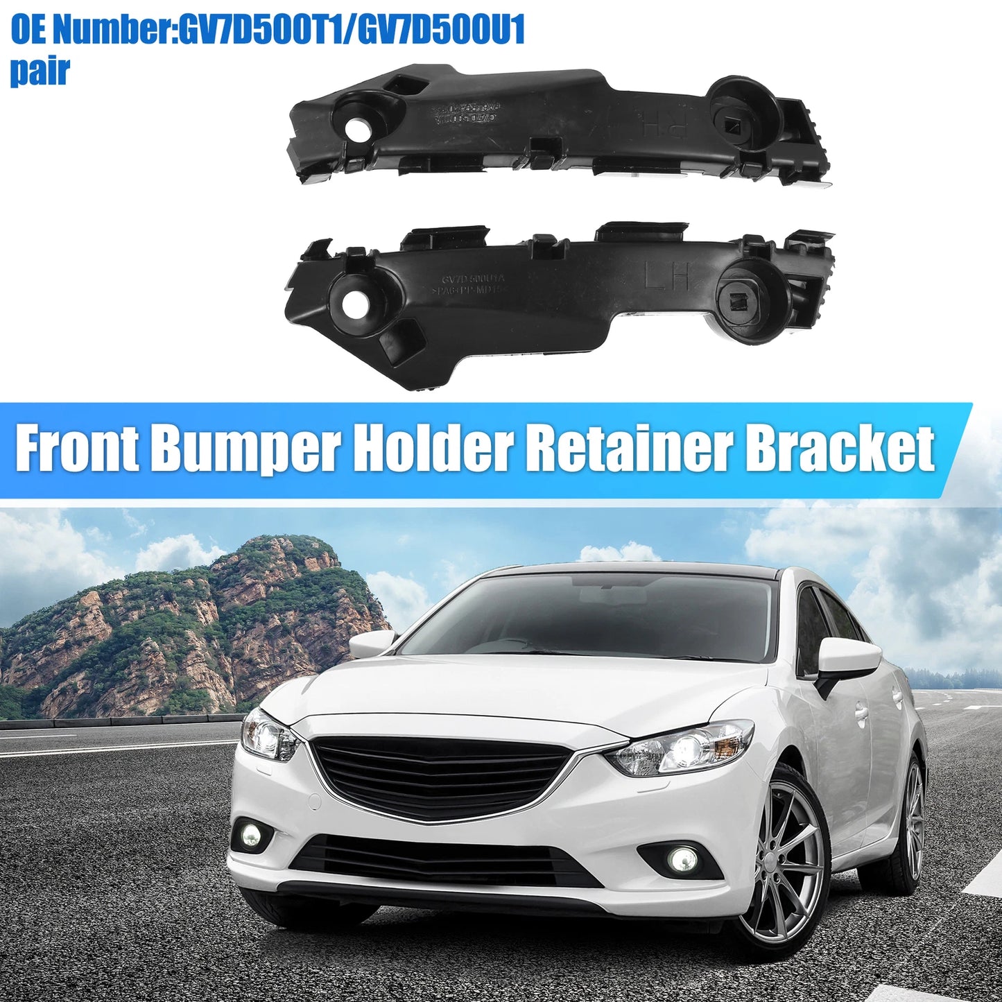 Left Right Front Bumper Bracket for Mazda 6 GH (2007-2012)
