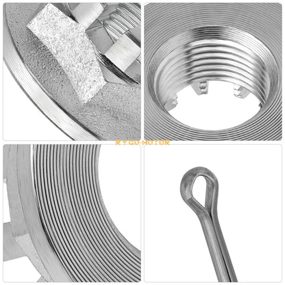 2x Rear Axle Nut Kit for Honda TRX300 TRX300FW Fourtrax 300 (1992–2000)