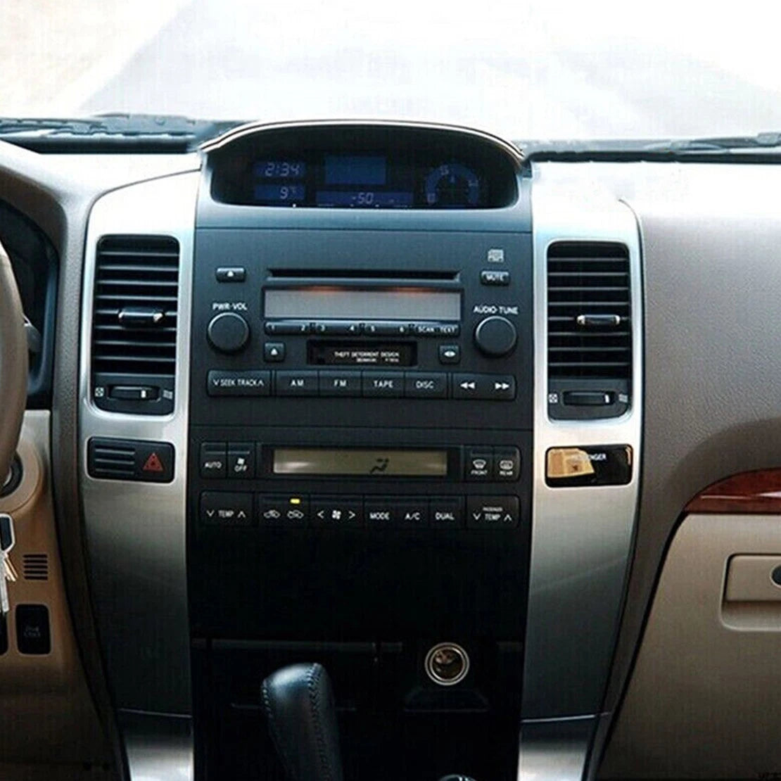 2 x Dashboard Air Vent Covers for Toyota Land Cruiser Prado (2003-2009)