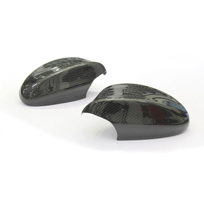 Real Carbon Fiber Wing Side Mirror Cover Caps Trim fit For BMW 3 E90 2009-2012