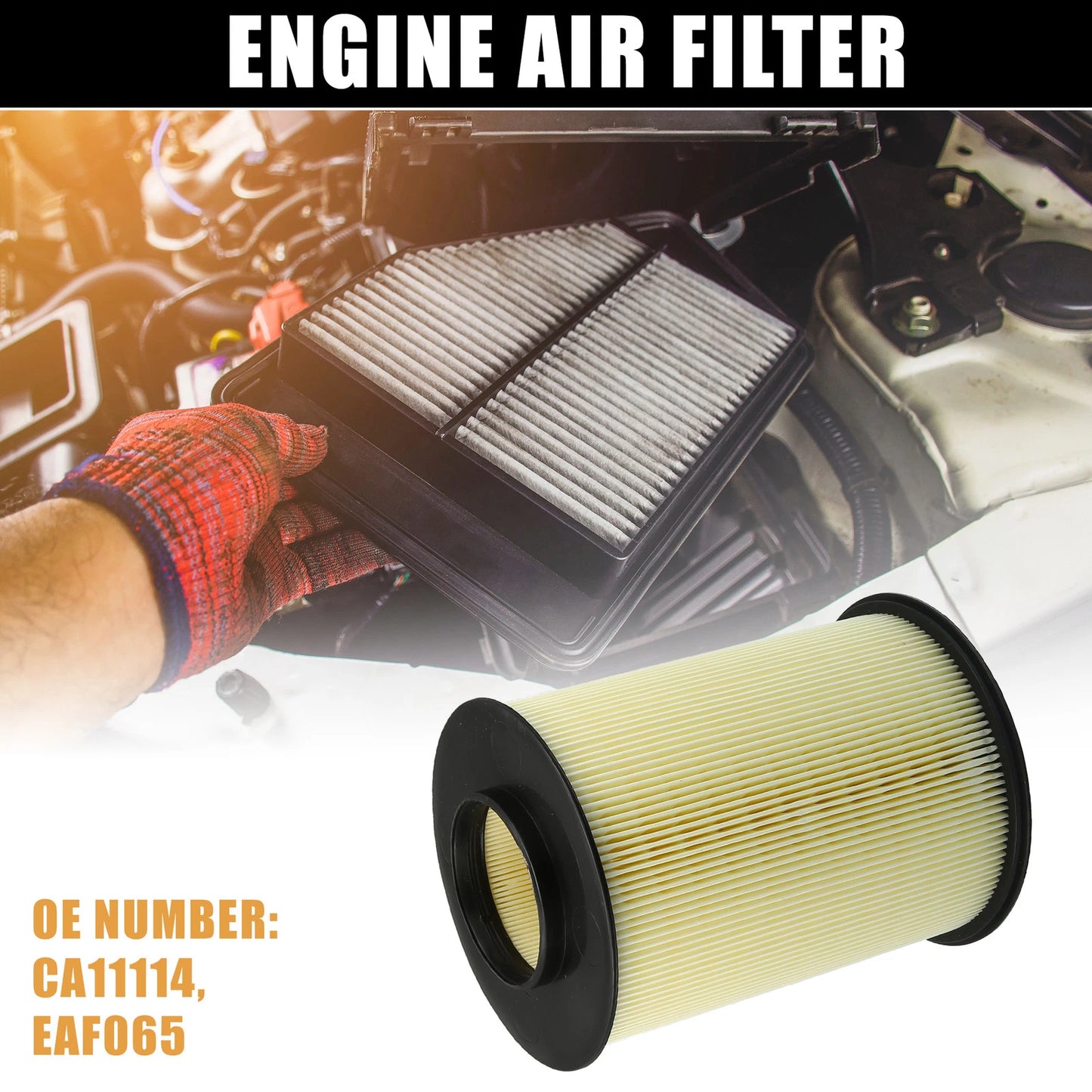 Engine Air Filter CA11114 for Ford Escape, Focus (2012-2019)