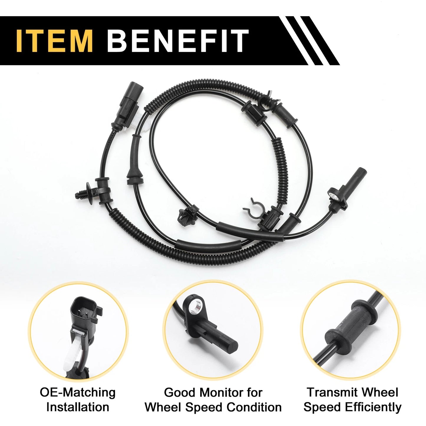 ABS Wheel Speed Sensor for Lincoln Mark LT (2011-2014)