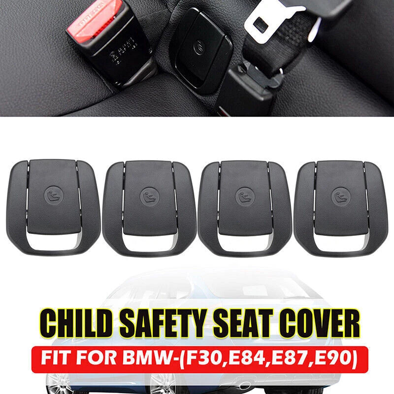 4 x Rear Child Seat Anchor Covers for BMW 1/3 Series X1 E84 E87 E90 F30 F35