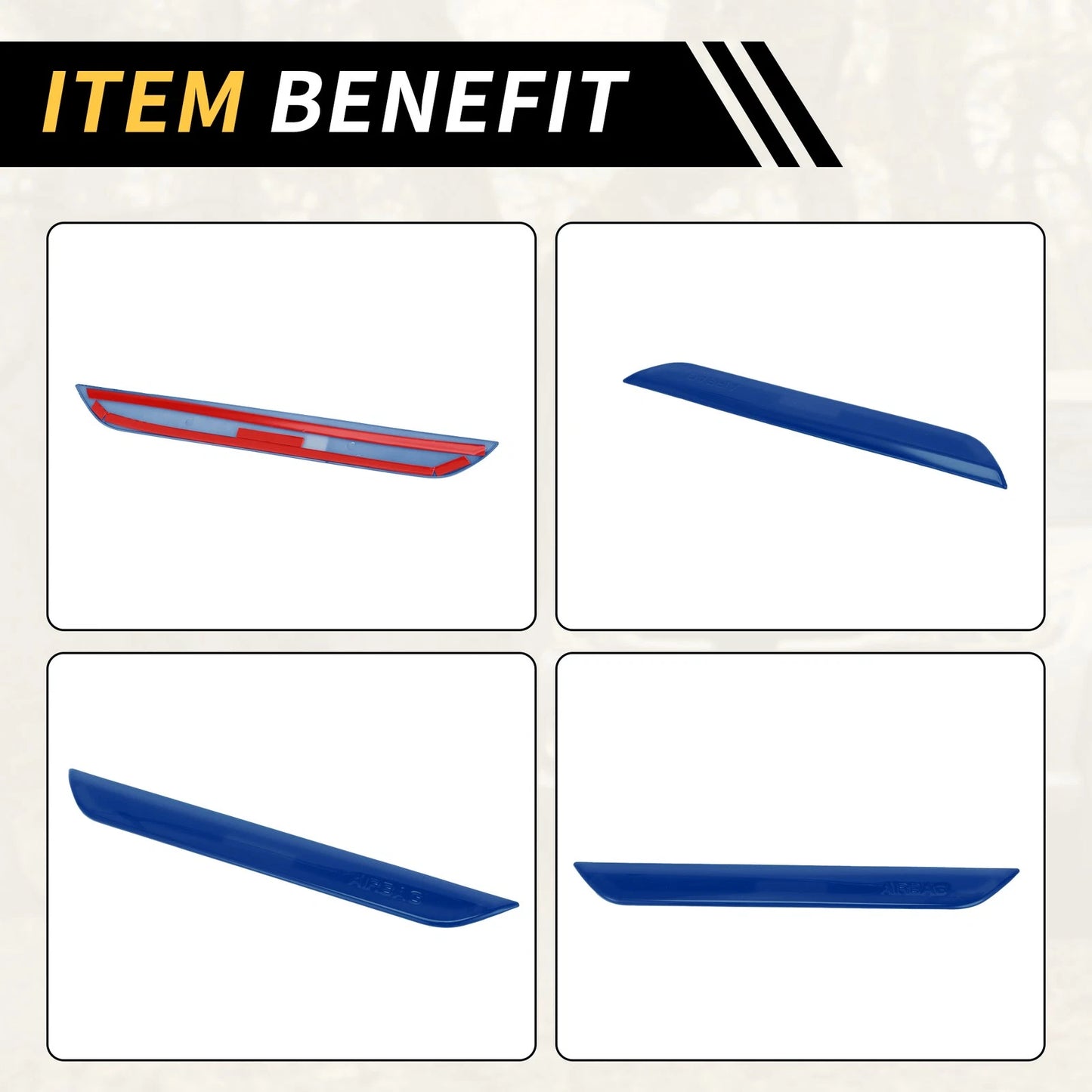 Passenger Side Seat Handle Trim for Jeep Wrangler JL JLU (2018-2024) Blue