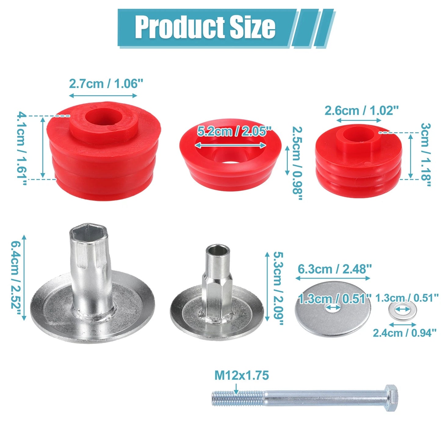 Car Body Mount Bushing Set for Ford Super Duty F250 F350 (2008-2016)