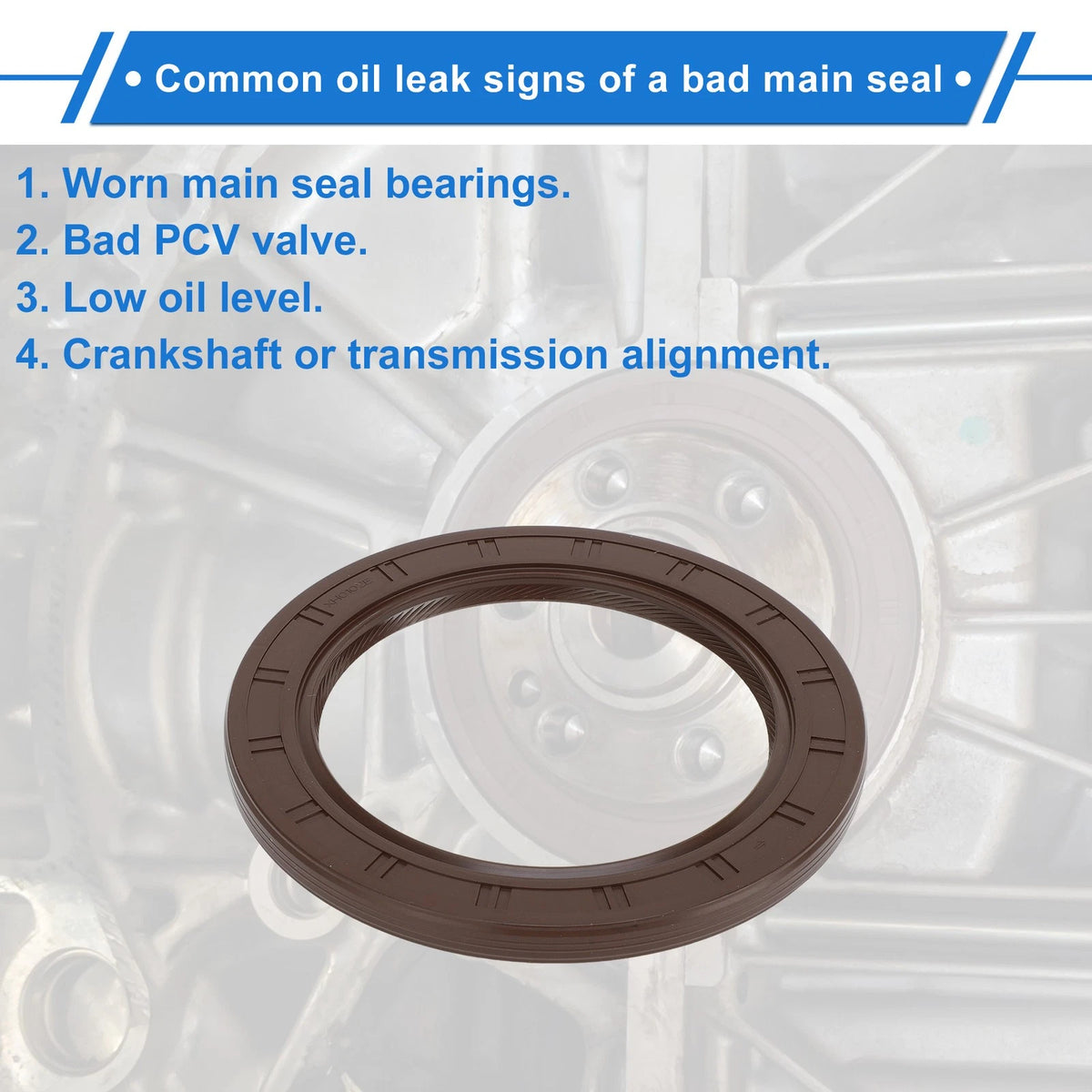 Rear Crankshaft Oil Seal for Nissan Juke, Versa (2011-2017)