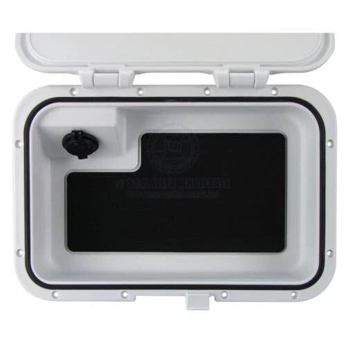 Boat Glove/Console Compartment Dual USB Waterproof White 311x223
