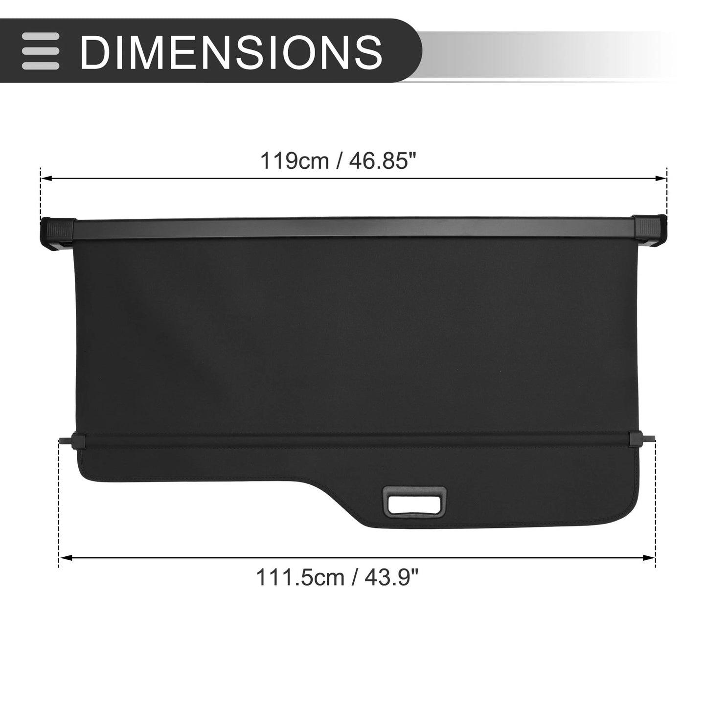 Retractable Cargo Cover for Land Rover Discovery 4 LR4 (2004-2016)