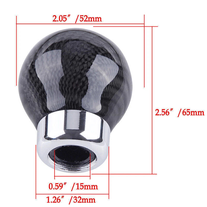 Carbon Fiber Manual Gear Shift Knob for MT Vehicles