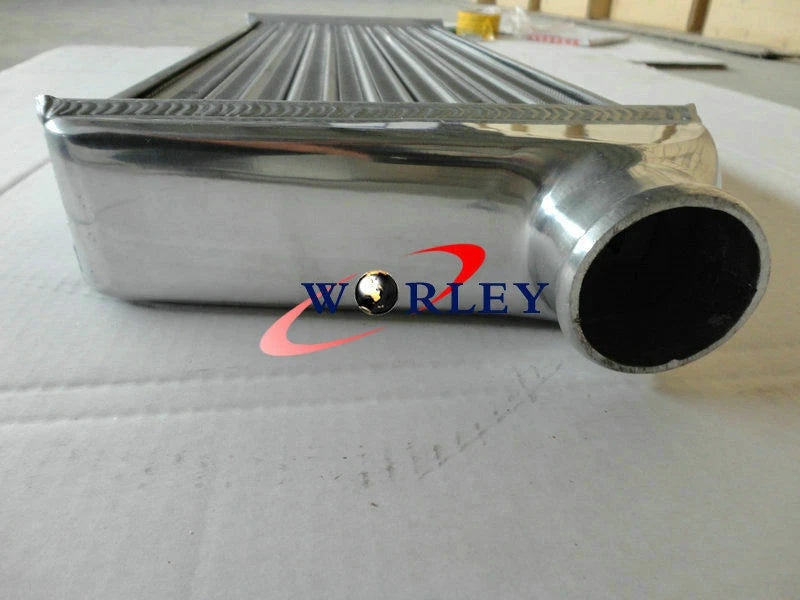 Universal Intercooler 550x230x50mm & 2.25" Aluminum Piping & Hose Kit