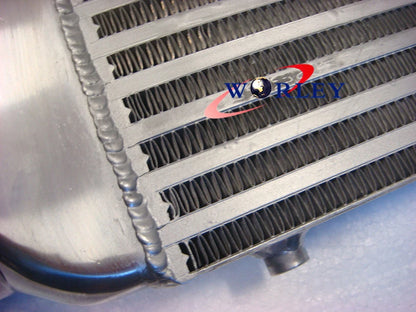 Universal Aluminum Turbo Intercooler 430x300x70mm 76mm Inlet/Outlet