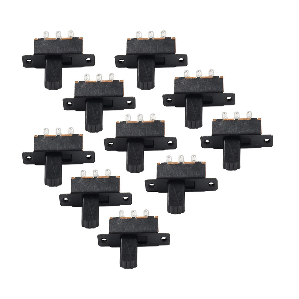 10 x 6 Terminal DPDT On/Off Mini Slide Switch for Various Applications
