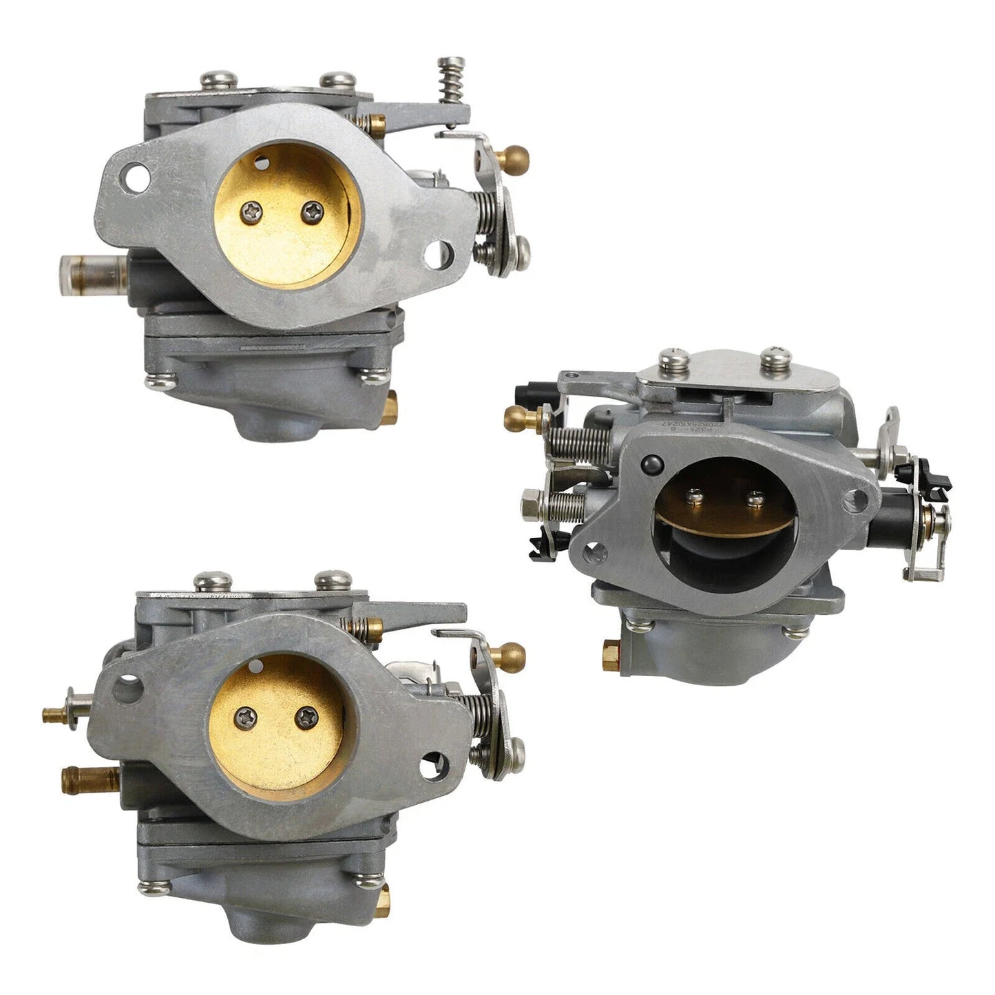 3 x Carburetor Assy for Yamaha Parsun Outboard (2T) (6K5-14301, 14302, 14303)