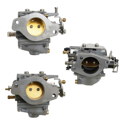 3 x Carburetor Assy for Yamaha Parsun Outboard (2T) (6K5-14301, 14302, 14303)