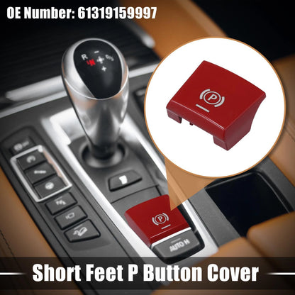 Short Feet P Button Cover for BMW 7 Series F01 F02 2009-2014 (2009-2014)