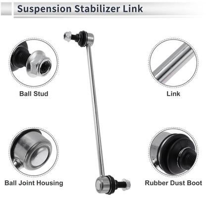 Front Stabilizer Bar Links for Acura RDX (2007-2012) - 2 x No Bushing