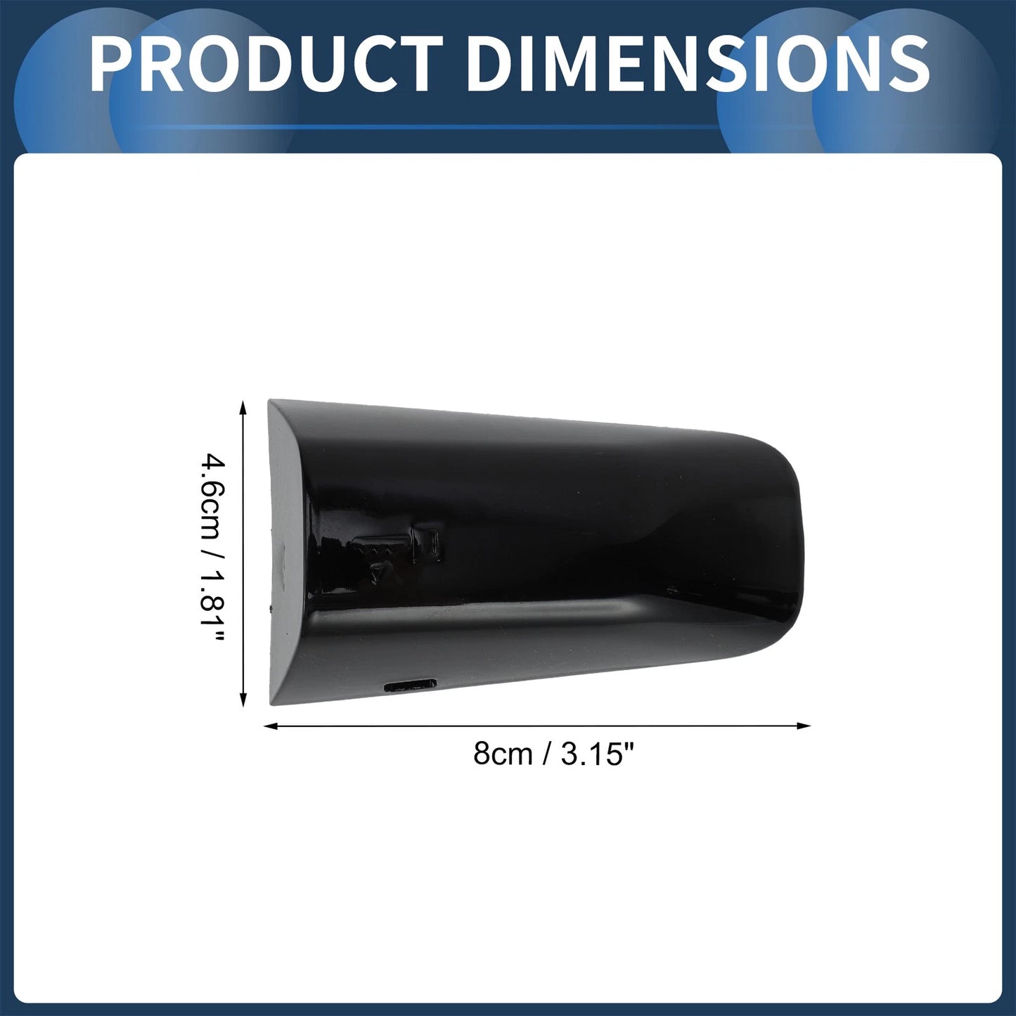Front Left Door Handle Cover for Land Rover Range Rover (2011-2019) Black