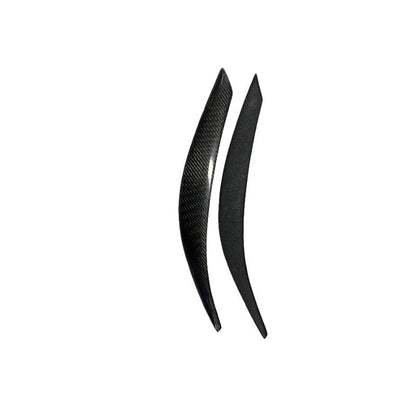 Carbon Fiber Headlight Eyelid Eyebrow Cover Trim for Toyota Alphard 2006-2008