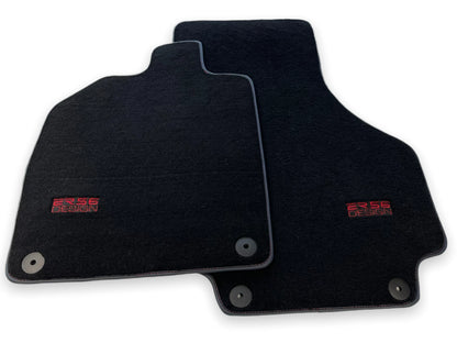 Floor Mats for AUDI R8 2015-2023 Black Tailored Carpets ER56 Design