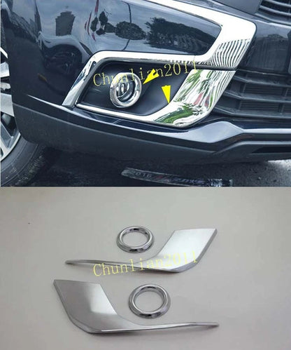 Front Fog Light Eyebrow Stripe Trim for Mitsubishi Outlander Sport (2016-2019)