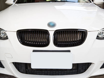 Grille Gloss Piano Black for BMW E92 E93 328i 335i M3 (2006-2009)