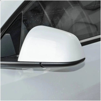 L & R Side Wing Rearview Mirror Cap Covers for Tesla Model Y (2020-2024)