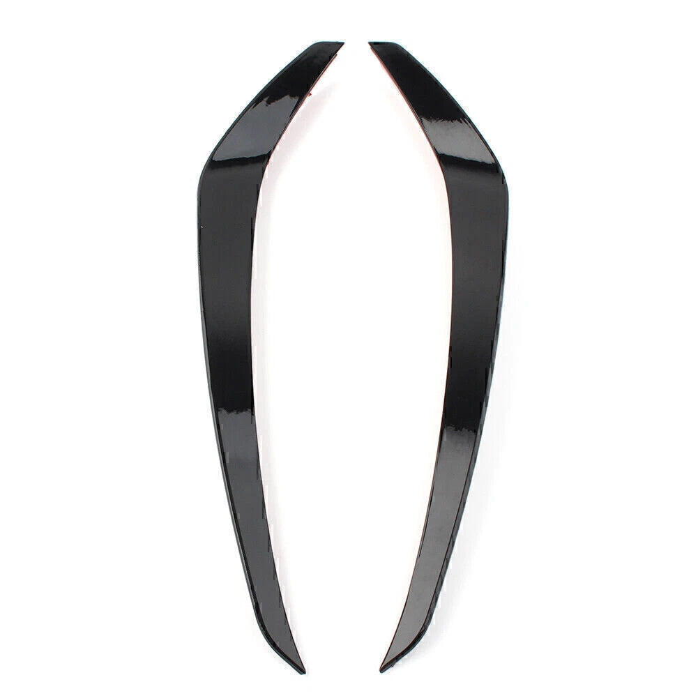 Glossy Black Front Bumper Side Air Vent Trim for VW Golf (2013-2016)