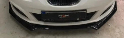 Front Bumper Lip Splitter Spoiler for Seat Leon Mk2 (2005-2012) 3 Pcs