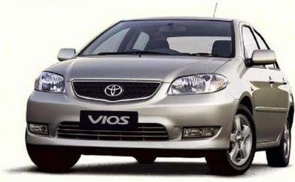 2 x Rear View Mirror Glass Lens for Toyota Vios Sedan (XP40) (2002-2007)