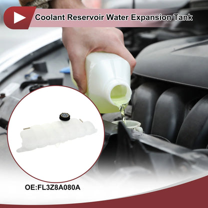 Coolant Expansion Overflow Tank with Cap for Ford Expedition